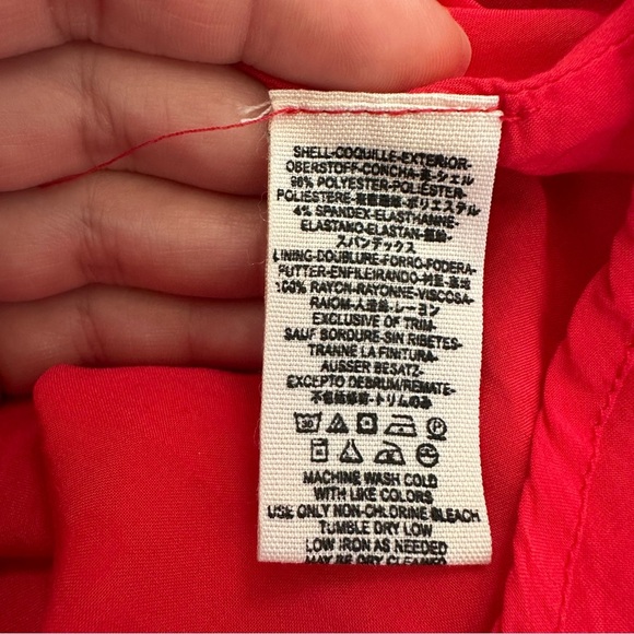 Free People Red Black Flowers Size 2 Dress Flutteby Floral Fit & Flare Pleated - Picture 12 of 12